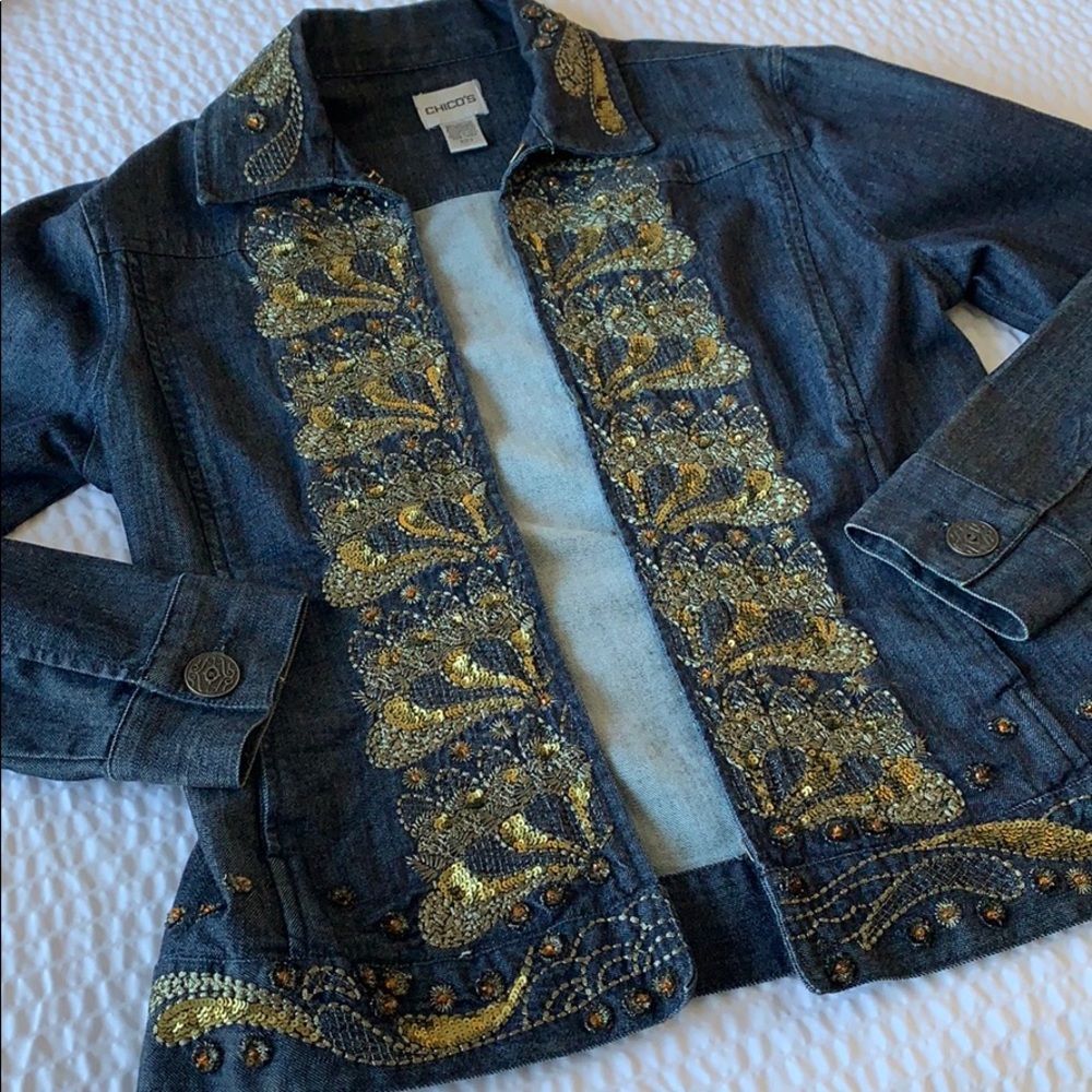 Embroidered Jean Jacket